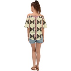 Off Shoulder Short Sleeve Top 